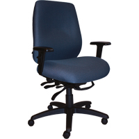 Cierra Heavy Duty Ergonomic Chairs, Fabric, Blue, 400 lbs. Capacity D. Morneault & Fils