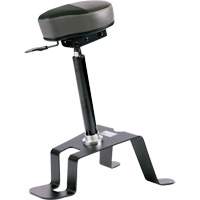 TA180 Ergonomic Sit/Stand Chair, Vinyl Seat, Black D. Morneault & Fils