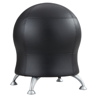 Zenergy Ball Chair, Vinyl, Black, 250 lbs. Capacity D. Morneault & Fils