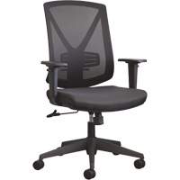 Activ A-47 Synchro Office Chair, Fabric, Black, 275 lbs. Capacity D. Morneault & Fils