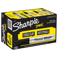 King Size Permanent Marker, Chisel, Black D. Morneault & Fils