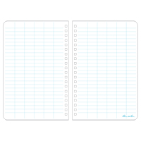 Carnet de notes de poche &agrave; spirale lat&eacute;rale, Couverture souple, Jaune, 64 Pages, 4-5/8" , 7"  D. Morneault & Fils