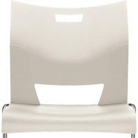 Chaise de formation sans bras Duet, Plastique, Hauteur 33-1/4", Capacit&eacute; 350 lb, Blanc D. Morneault & Fils
