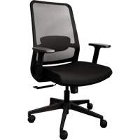 Activ Series Synchro-Tilt Office Chair, Fabric/Mesh, Black, 275 lbs. Capacity D. Morneault & Fils
