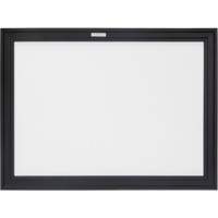 Black MDF Frame Whiteboard, Dry-Erase/Magnetic, 24" W x 18" H D. Morneault & Fils