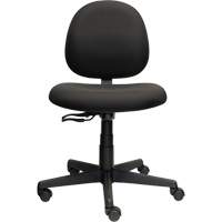 Aspen Low Back Posture Task Chair, Fabric, Black, 275 lbs. Capacity D. Morneault & Fils