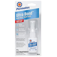 Ultra Bond Fast Drying Super Glue Adhesive, 20 g, Bottle, Clear D. Morneault & Fils