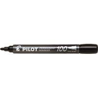 Pilot 100 Permanent Marker, Bullet, Black D. Morneault & Fils