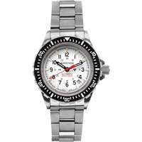 Arctic Edition Large Diver's Automatic GSAR Watch with Stainless Steel Bracelet, Digital, Battery Operated, 41 mm, Silver D. Morneault & Fils