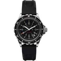 Large Diver's Quartz Watch, Digital, Battery Operated, 41 mm, Black D. Morneault & Fils
