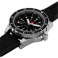 Red Maple Jumbo Diver's Quartz Watch, Digital, Battery Operated, 46 mm, Black D. Morneault & Fils