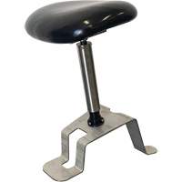TA200 Sit-Stand Stool, Vinyl, Black, 280 lbs. Capacity D. Morneault & Fils