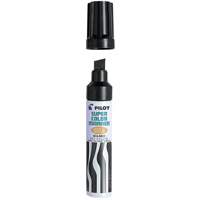 Refillable Super Colour Permanent Marker, Chisel, Black D. Morneault & Fils