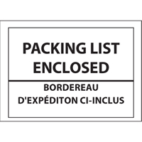 Pochettes pour bordereau d'exp&eacute;dition, 4" lo x 5" la, Style Insertion par l'arri&egrave;re D. Morneault & Fils