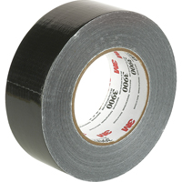 Economy Grade Coloured Duct Tape 3900, 8 mils, Black, 48 mm (2") x 55 m (180') D. Morneault & Fils