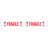Bilingual Printed Tape – Fragile This Side Up , Red on White D. Morneault & Fils