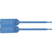 Gemini&reg; Tote Seals, 7-1/4", Plastic, Pull-Through D. Morneault & Fils
