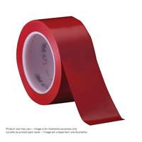 471 Vinyl Tape, 38 mm (1-1/2") W x 32.9 m (108') L, 5.3 mils, Red D. Morneault & Fils