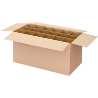 Boîte d'exp&eacute;dition pour cannettes a&eacute;rosols, 12-1/4" lo x 9-3/16" la x 10-5/16" h, ondulations C D. Morneault & Fils