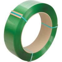 Feuillard, Polyester, 1/2" la x 6315' lo, Vert, Calibre Manuel D. Morneault & Fils