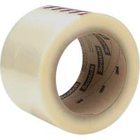 Scotch&reg; Box Sealing Tape 371, Rubber Adhesive, 1.2 mils, 72 mm (2-4/5") x 100 m (328') D. Morneault & Fils