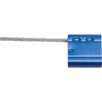 High Security Security Seal, 12", Metal, Cable Seal D. Morneault & Fils