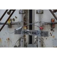 High Security Security Seal, 12", Metal, Cable Seal D. Morneault & Fils