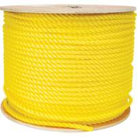 3/8" Braided Yellow Rope, Polypropylene, 630' D. Morneault & Fils
