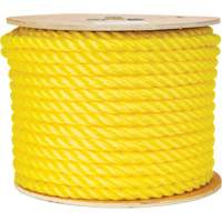 5/8" Braided Yellow Rope, Polypropylene, 200' D. Morneault & Fils