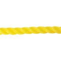 5/8" Braided Yellow Rope, Polypropylene, 200' D. Morneault & Fils