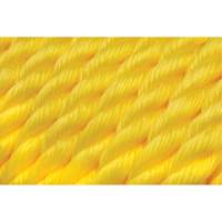 Braided Yellow Rope, Polypropylene, 300' D. Morneault & Fils