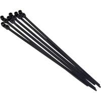 Attache-c&acirc;ble &agrave; visser, Longueur 8", R&eacute;sistance &agrave; la traction 50 lb, Noir D. Morneault & Fils