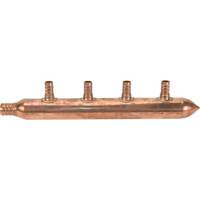 Four Branch Manifold, 3/4" Dia., Copper D. Morneault & Fils