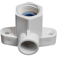 Raccord coude applique Flowguard Gold, Noeud x FPT, PVC-C, 1/2" D. Morneault & Fils