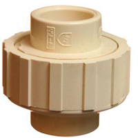 Raccord union, 1/2", PVC-C, Noeud x noeud D. Morneault & Fils