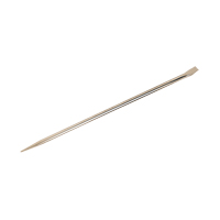 Nickel-Plated Pry Bar, 1-1/4" W, 42" L D. Morneault & Fils