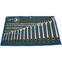CWS-16M Raised Panel Wrench Set, Combination, 16 Pieces, Metric D. Morneault & Fils