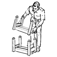 Supports empilables mobiles, 12" la x 16" p, Capacit&eacute; de 2500 lb D. Morneault & Fils