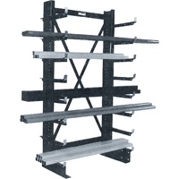 Single-sided Minitree&reg; Cantilever Rack, 36" W x 76-3/16" H D. Morneault & Fils