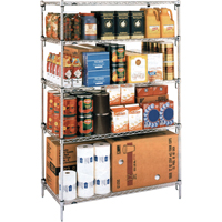 Super Adjustable Super Erecta Shelf&reg;, 4 Tiers, 36" W x 62-9/16" H x 18" D D. Morneault & Fils