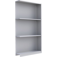 Interlok Shelving Unit, Steel, Boltless, 450 lbs. Capacity, 48" W x 88" H x 24" D D. Morneault & Fils