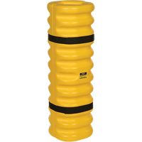 Column Protector, 4" x 6" Inside Opening, 13" L x 13" W x 42" H, Yellow D. Morneault & Fils