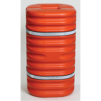 Column Protector, 6" Inside Opening, 24" L x 24" W x 42" H, Orange D. Morneault & Fils