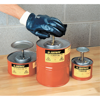Plunger Cans, 1 pt. Capacity D. Morneault & Fils