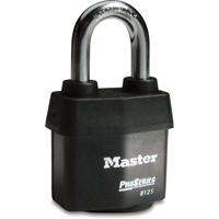 ProSeries&reg; Weather Tough&reg; Padlock, Black, Keyed Different, Laminated Steel, 2-3/8" Width D. Morneault & Fils