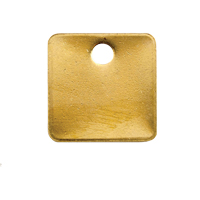 Blank Tags, Brass, 1.25" dia D. Morneault & Fils