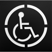 Safety Sign Stencils, English, 15.5" x 15.5" D. Morneault & Fils