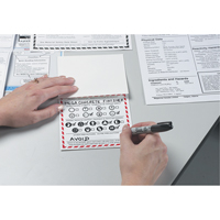 OTS WHMIS Labels, Vinyl, Sheet, 5" L x 5" W D. Morneault & Fils
