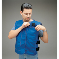 Cooling Vests with Insert Pockets, Large, Royal Blue D. Morneault & Fils