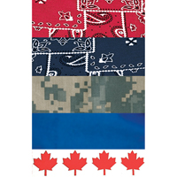 Cool Offs Bandana, Red D. Morneault & Fils